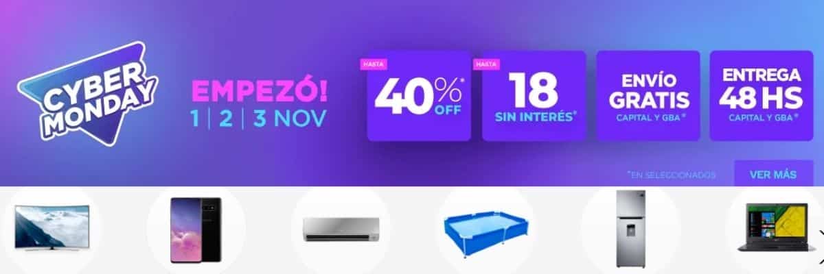 Cyber Monday 2024 Argentina Fravega